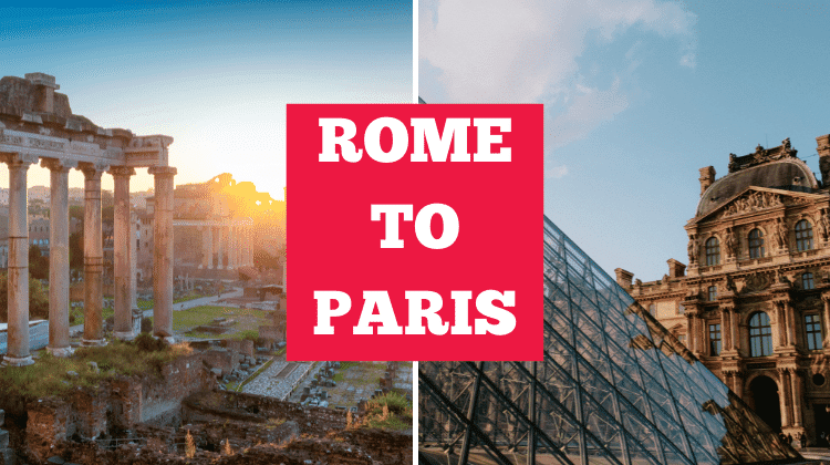 can you travel by train from rome to paris