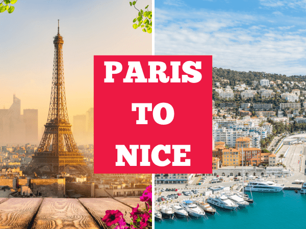 How to travel from Paris to Nice, France by Train