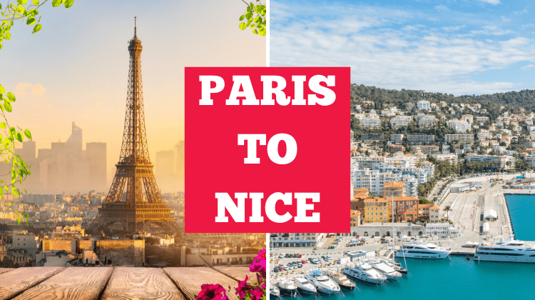 How to travel from Paris to Nice, France by Train