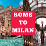 Rome to Milan by train details and information.