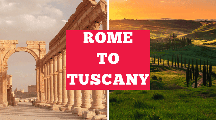 Rome to Tuscany train information, costs, times, options.